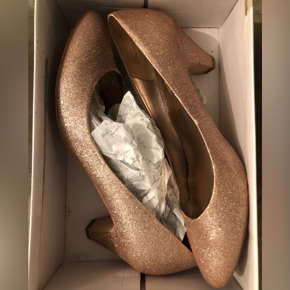 Sasha glitter high heels